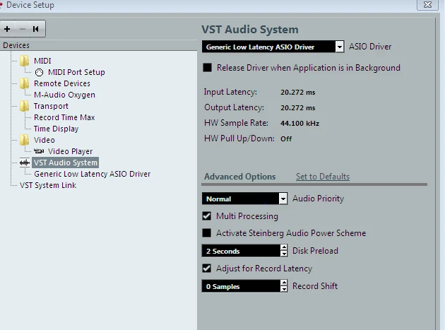 cubase 5 generic low latency asio